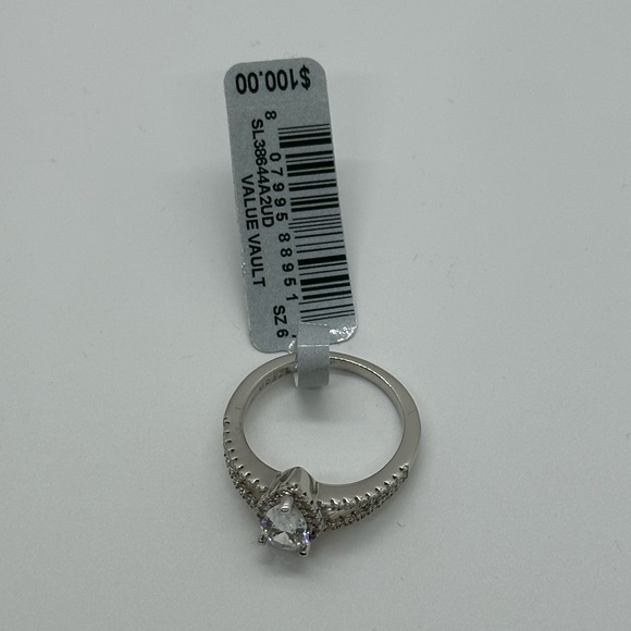 Sterling Silver Pear Shaped CZ Ring - Picture 8 of 11